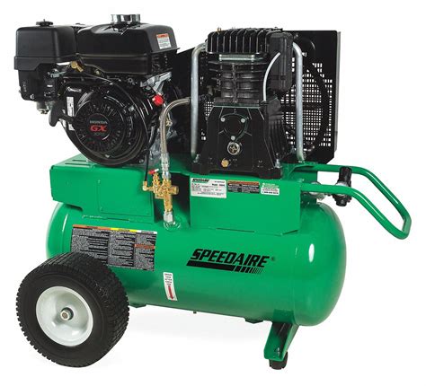 SPEEDAIRE, 2 Stage, 9 hp Engine, Portable Gas Air Compressor - 4GB45 ...