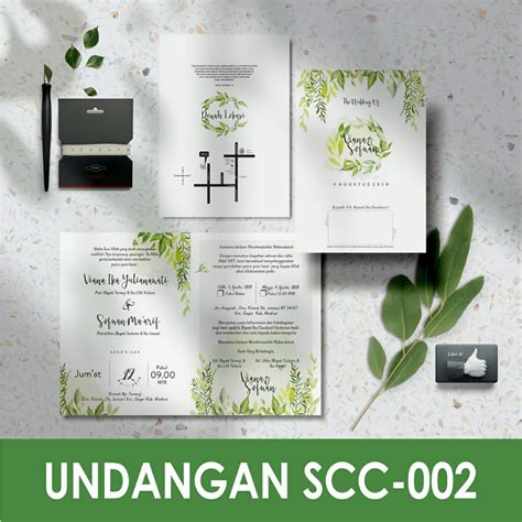 Jual Blangko Undangan Griya Scc Free File Setting Corel Shopee