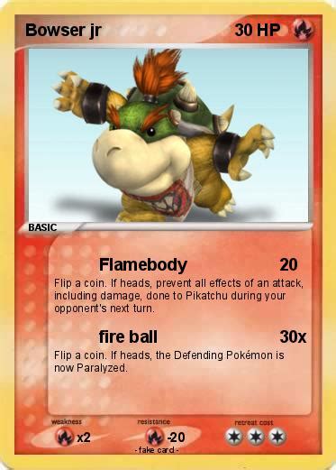 Pokémon Bowser Jr 848 848 Flamebody My Pokemon Card