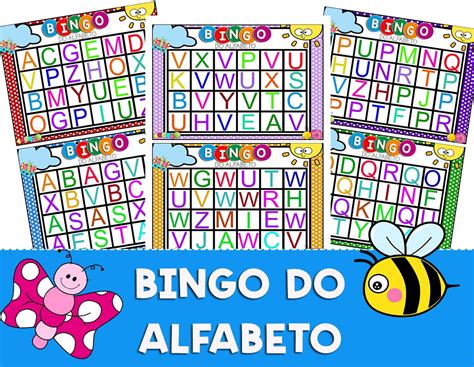 Cartela De Bingo Dos Sons Do Alfabeto Para Imprimir