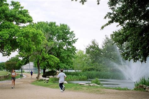 Lady Bird Lake Hike and Bike Trail in downtown Austin, TX