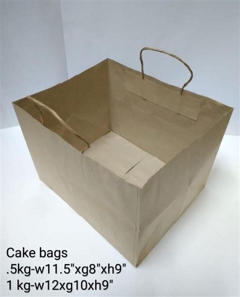 Brown Plain Paper Cake Bag At Rs 98piece In Chennai Id 25181978388