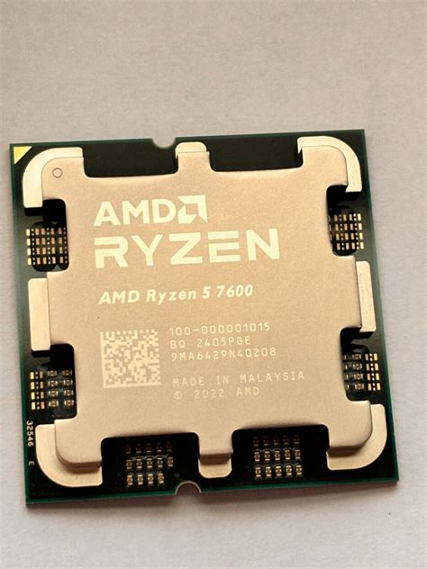 AMD Ryzen 5 7600 6 Core 12 Thread Unlocked Desktop Processor AMD