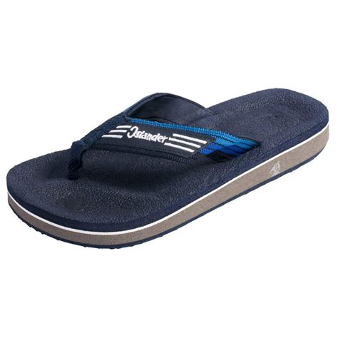 Islander Filipino Islanders All Weather Flip Flop Sandals Navy Size