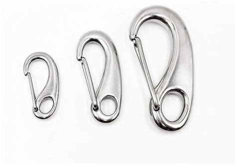 Marine City Stainless Steel Egg Shaped Spring Snap Hook