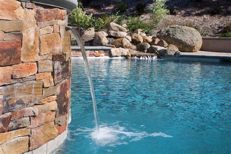Swimming Pool Waterfalls | San Diego, Orange County, Riverside County