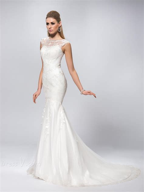 Sakuranko: Dress V Mermaid Tail Wedding Dresses