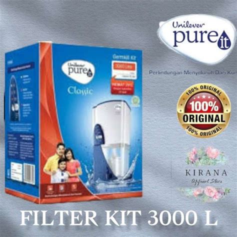 Jual Unilever Pureit Pure It Classic Germkill Kit Filter 3000L 3000 L