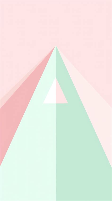 Abstract Geometric Wallpaper Pastel Color Background Minimalist