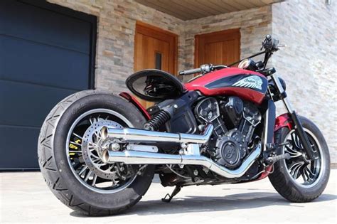 Msr Indian Scout Custom Bobber Sixty 60 Motorcycle Uk Indian Scout