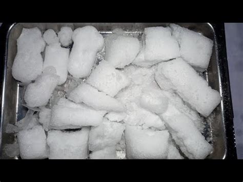 Asmr Eating Chunks Humidifier Freezer Frost Ice Eating Asmr Freezer