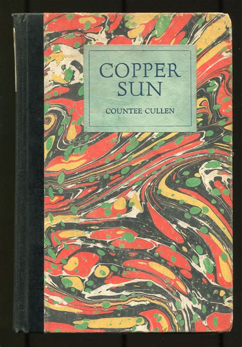 Copper Sun By Cullen Countee Near Fine Hardcover 1927 Between The