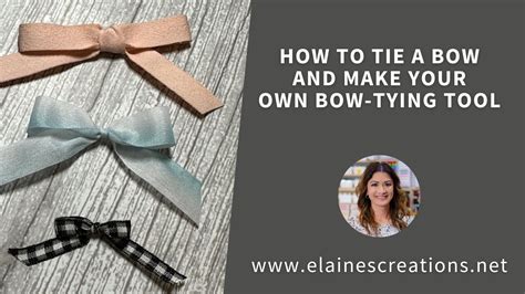 How To Tie A Bow And Make A Bow Tying Tool Sweet Stampin 639 Youtube