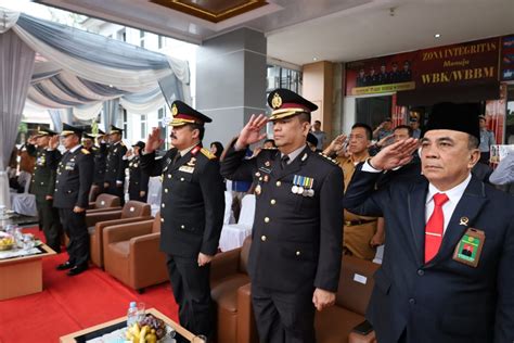 Puncak Hari Dharma Karyadhika Ke Kemenkumham Jambi Gelar Upacara