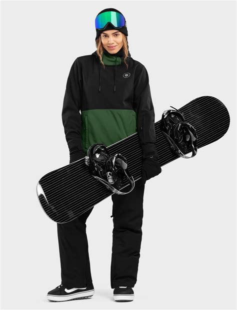 Snowboardová Bunda Pro Ženy Siroko W1 W Evergreen Siroko