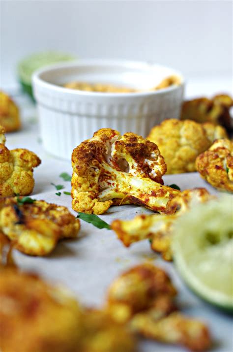 Curried Oven Roasted Cauliflower With Curry Mayo Recipe Oven