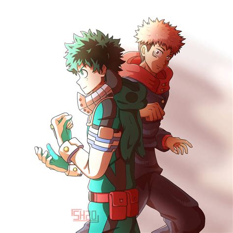 Mha X Jjk Fanart Anime Art Amino