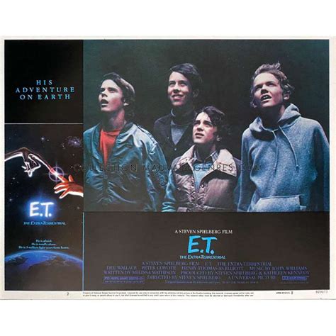 E T THE EXTRA TERRESTRIAL U S Lobby Card 11x14 In 1982 N2