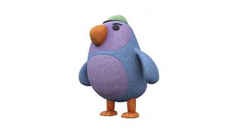 Plush toy bird 1 3D model - TurboSquid 2109527