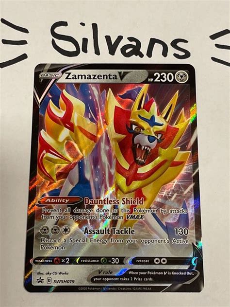 Zamazenta V Black Star Promo SWSH019 EN Kaufen Auf Ricardo