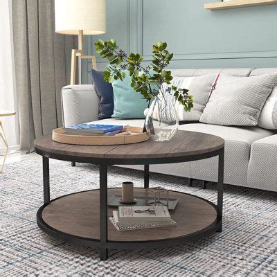 Stories Ocer Frame Coffee Table With Storage Wayfair In