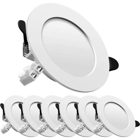 Spot Led Encastrable Extra Plat Encastré Lampe Plafonnier Plat Rond