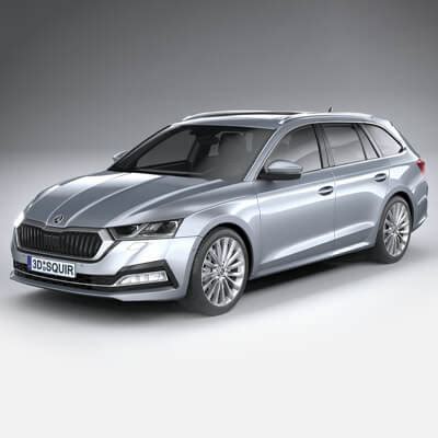 Skoda Octavia Estate 2020 - 3D Model by SQUIR