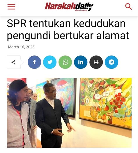 Harakahdaily On Twitter Hanya Suruhanjaya Pilihan Raya Spr