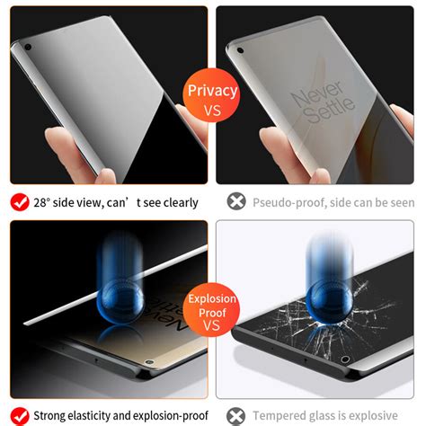 Full Coverage Anti Peep Hydrogel Film For OnePlus 7 7T 8 Pro Privacy