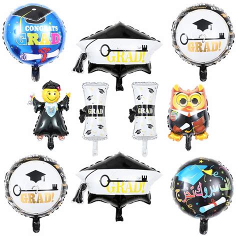 Jual Balon Foil Happy Graduation Kelulusan Wisuda Bulat Kota