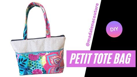 Coudre Un Petit Tote Bag Tuto Couture Madalena Youtube