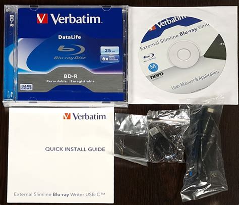 Verbatim External K Slimline Blu Ray Recorder Cdrinfo