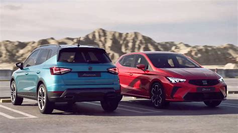 Los SEAT Ibiza y Arona estrenarán diseño en 2025 y sus primeras fotos