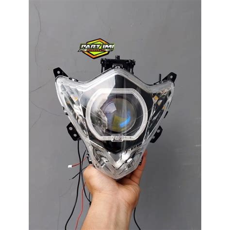 Jual Lampu Depan Satria FU Facelit Set Biled AES Turbo SE Non Laser