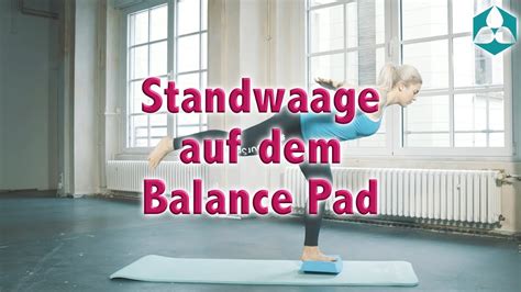 Standwaage mit Balance Pad lernen Übungen Anleitung DoYourSports