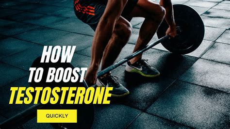 How To Increase Testosterone Levels Quickly And Naturally Drugsbank