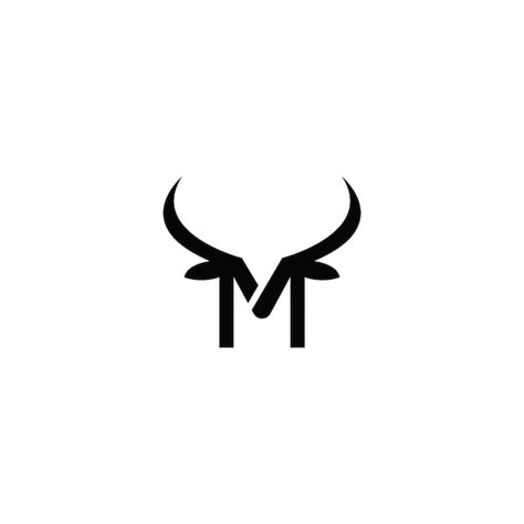 Premium Vector Letter M Bull Logo Vector