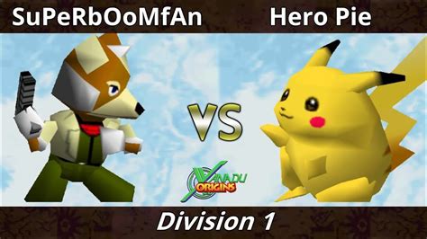 Xanadu Origins SuPeRbOoMfAn Fox Vs Hero Pie Pikachu Smash Bros