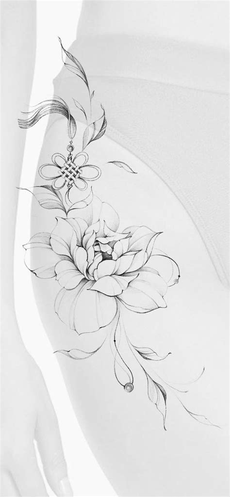 Pin by Julia Krik on Цветы графика Flower tattoo designs Floral