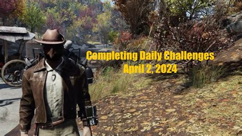 Fallout Completing Daily Challenges For April Quick Easy