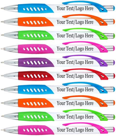 300 Personalized Ballpoint Pens Bulk, Custom Text/ Logo, Promotional ...