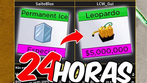 Passei Horas Trocando A Ice Permanente No Blox Fruits Youtube