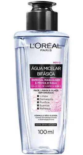 Agua micelar bifásica L Oréal Paris 100 ml MercadoLibre