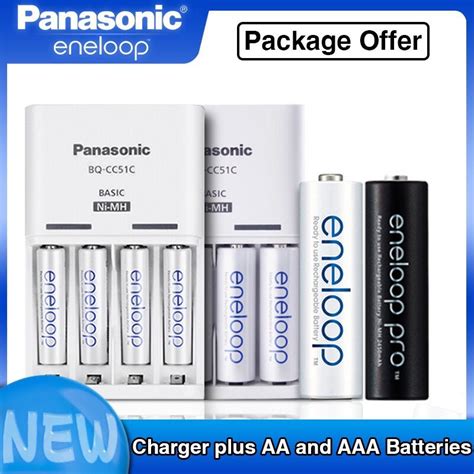 Original Panasonic Eneloop Charger Bq Cc With Slot Aa Aaa