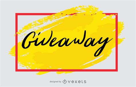 Giveaway Generic Promo Banner Design Vector Download