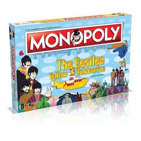 Настольная игра The Beatles Yellow Submarine Monopoly купить в интернет