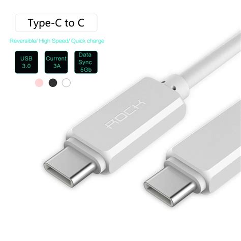 Tipo C Para Tipo C Cable Usb De Sincronizaci N De Datos De Carga R Pida