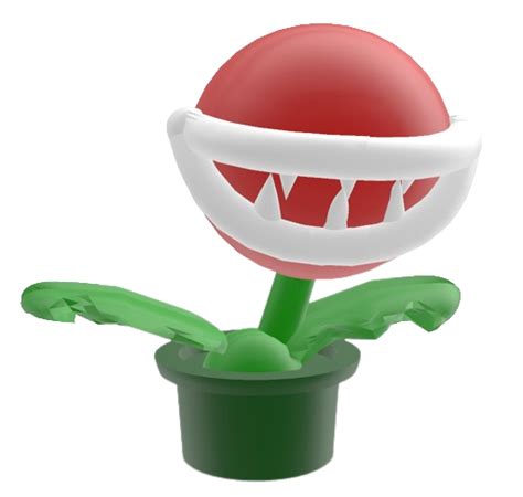 Archivo Stl Planta Piraña Super Mario・idea De Impresión 3d Para