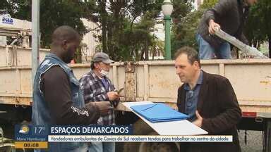 Bom Dia Rio Grande Vendedores Ambulantes Recebem Tendas Para