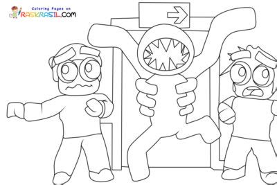 Roblox Doors Coloring Pages